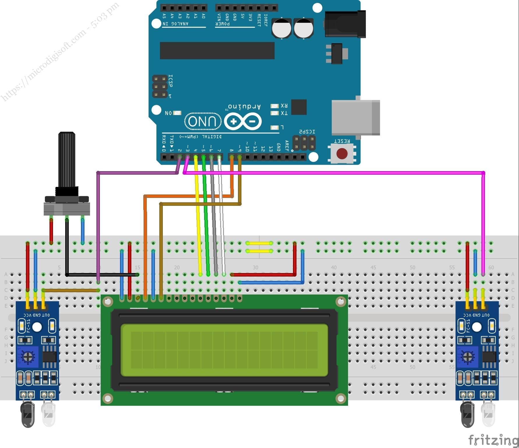 IoT Car Speed Detection